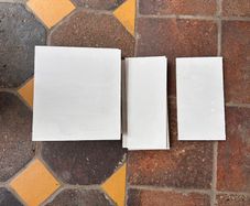White Porcelain Tile pieces