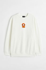 H&M Southpark embroidered Swearshirt