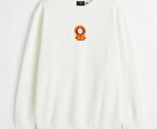 H&M Southpark embroidered Swearshirt