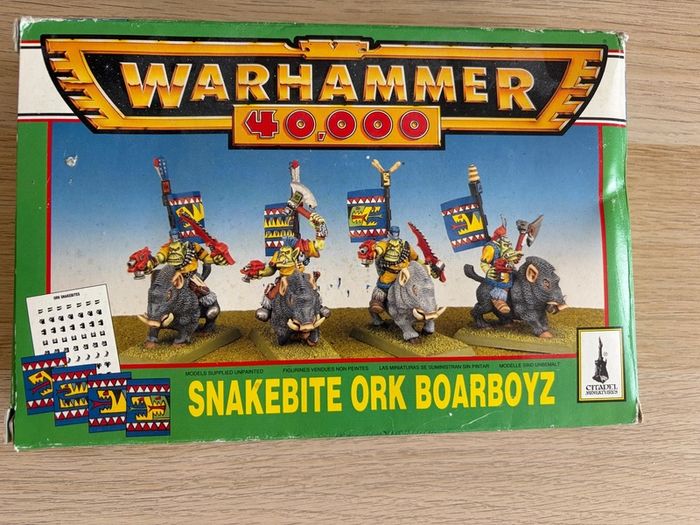 Snakebite Ork Boarboyz Warhammer 40k models