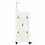 Tool Trolley Manual White 65 x 35 x 111 cm Cold-rolded steel Image 5