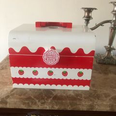 Cute strawberry storage box