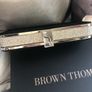 carvela velvet clutch bag with  crystals Image 6