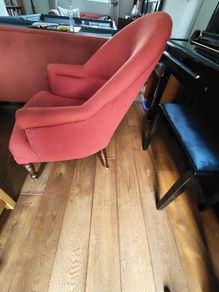 Red armchair