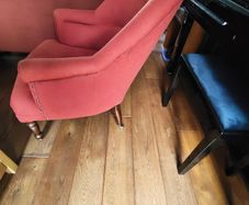 Red armchair