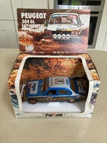 Peugeot 504 GL East African Safari Polistil 1/26 Rare