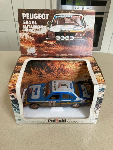 Peugeot 504 GL East African Safari Polistil 1/26 Rare