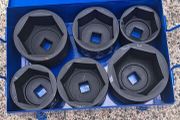 1inch socket set for lorrys ect