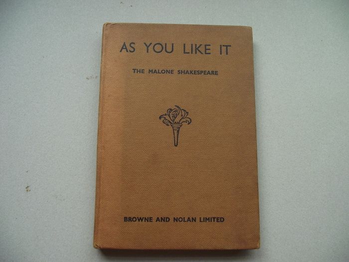 'As You Like It: The Malone Shakespeare'
