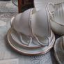 Mixed Set of White & Gold Teawares Image 9