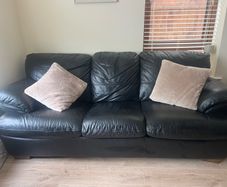 3 seater leather sofa