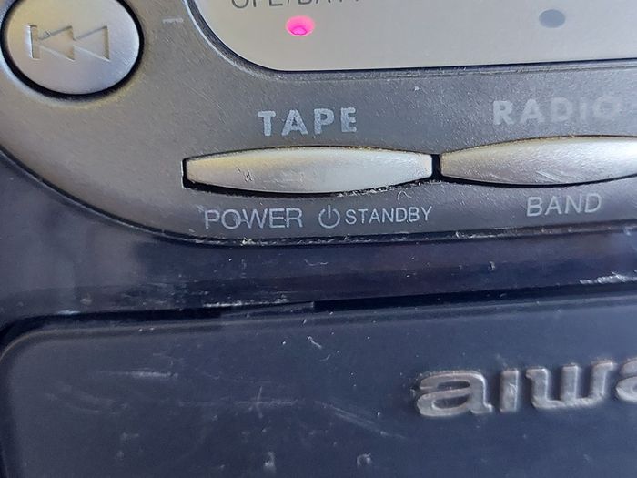 AIWA Compact Disc Stereo Radio Cassette Recorder, Model CSD-TD34K, Only Radio works, also portable, i.e. Takes Battery