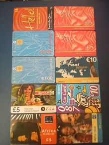 Mixed phonecards includes special olympic set