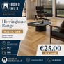 12mm AC5 Herringbone Laminate Flooring - Free Dublin Delivery Image 4