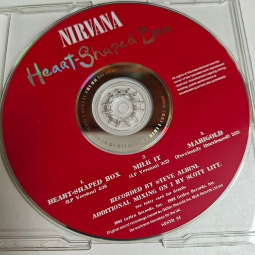 Nirvana, Heart Shaped Box UK CD single