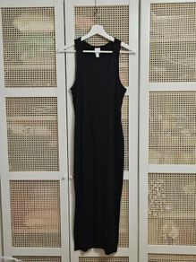 Black Midi Dress H&M S