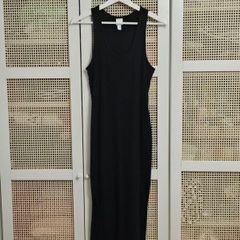 Black Midi Dress H&M S