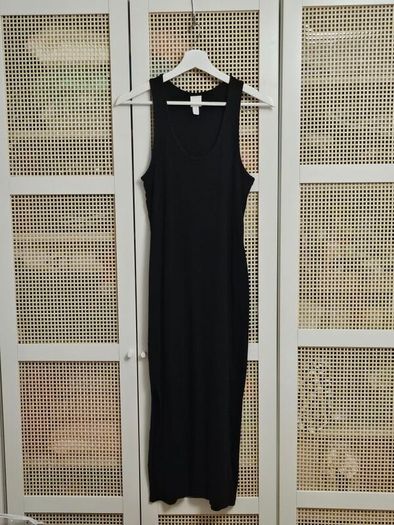 Black Midi Dress H&M S
