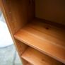 Slim Solid Pine CD/DVD Storage Tower Narrow Bookcase Image 5