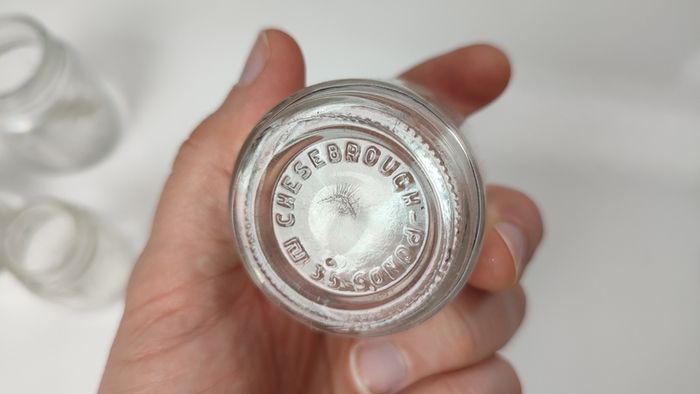 405 - Set of 4 Vintage Chesebrough New York Collectible Decorative Jars