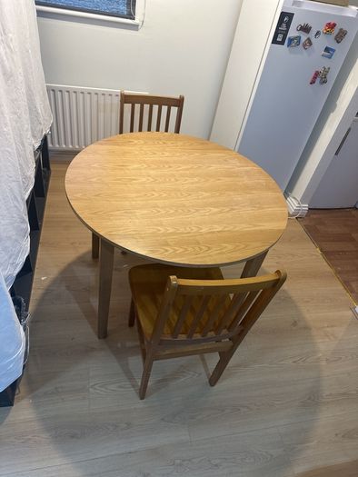 Table with two chairs