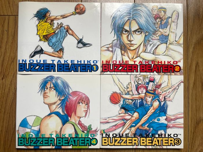 SLAM DUNK Full Set and BUZZER BEATER all Japanese Editions Takehiko Inoue Complete Manga Collection