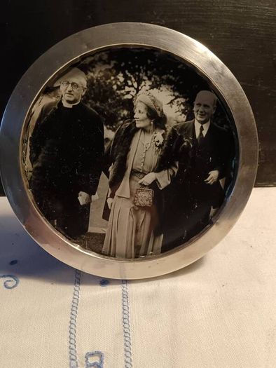 1919 A&J Zimmerman Sterling Silver Photo Frame