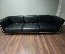 Leather Sofa Black needs to go ASAP