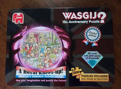 Wasgij Destiny 15th Anniversary Jigsaw Puzzle in a Special Edition Tin 2 X 1000