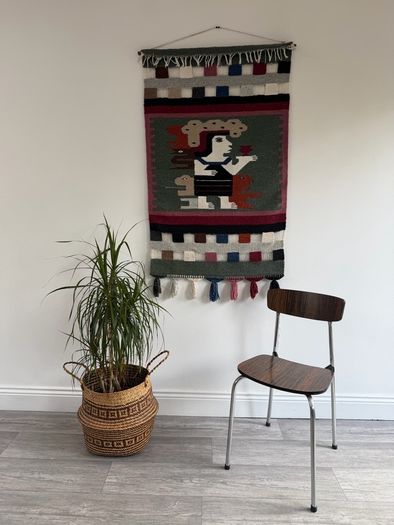 Vintage Aztec Wall Hanging