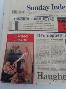 Old Independent newspapers