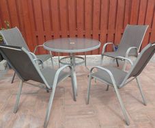 Patio table and chairs