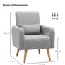 Beautiful Cream Armchair Image 4