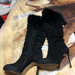 Ladies Dune knee boots size 5