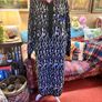 Vintage 80s/90s Jennifer Moore Abstract Geometric Knit Dress - Size 20 Image 6