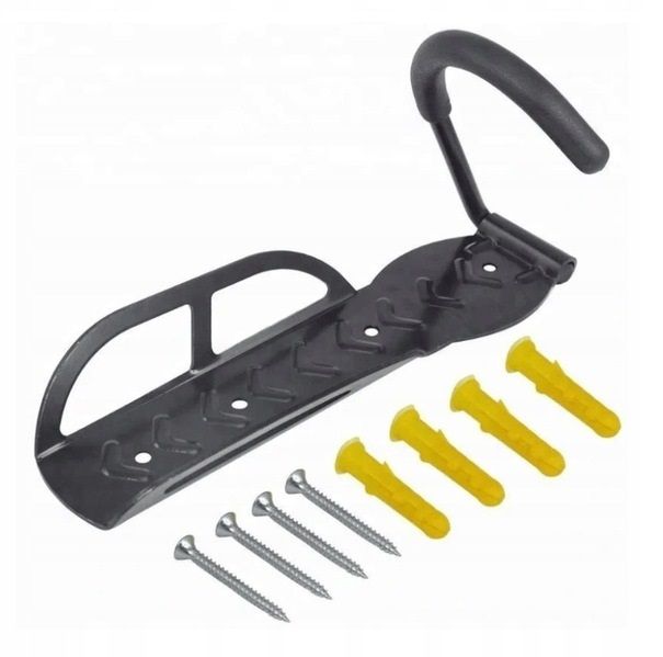 New Bicycle Bike Wall Mounted Storage Rack 30kg Hanger Garage Holder Black #1122