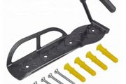 New Bicycle Bike Wall Mounted Storage Rack 30kg Hanger Garage Holder Black #1122