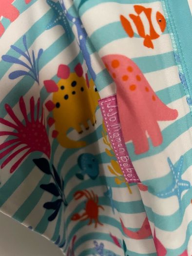 sun protection one piece rash vest swimsuit sunsuit beachwear girls 4-5 y Jojo Maman Bebe BNWT