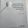 Fundamental Statistics For Behavioral Science.  By Robrrt B. Mccall. Hardback In Very Good Condition. Image 6