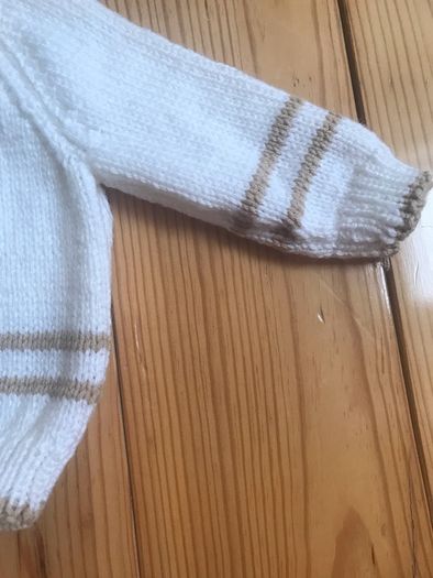Baby Cardigan and Hat - Hand Knitted 3 to 6 months