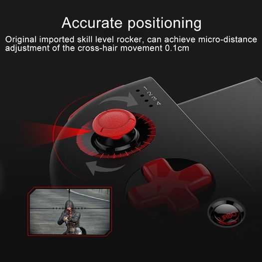 Brand New Bluetooth Game Controller Gamepad With Practical Stretch Joystick Pad, For Galaxy, Htc, Moto, Other Android Smartphones And Tablets, Smart Tv, Set-top Box, Windows Pcs
