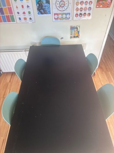 dining table and 6 chairs