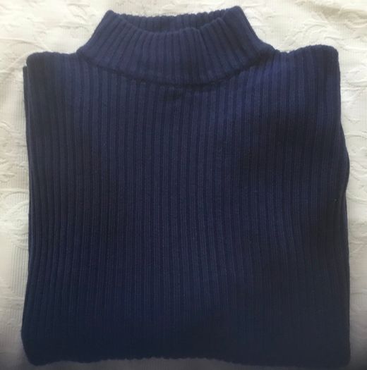 Red box mens high neck jumper