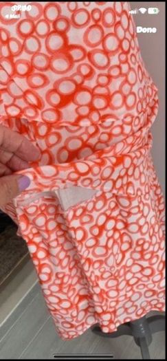 dress Jensen brand size 12 coral & white dress size 12