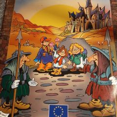 collectable a comic for young people on a peaceful Europe without frontiers