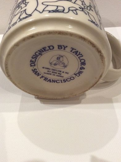 Taylor Ng Penguins Naughty Sexy Party Art Mug 1984 Vintage For Sale In 