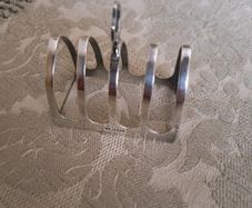 Sterling Silver Toast Rack.