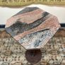 African Carved Stand or Column with Marble Top Image 2