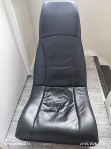 X Rocker Large Leather Foldable Floor Gaming Chair Vs Built in Stereo Sound Vs Subwoofer and MP3 .