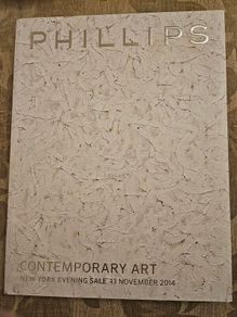 Phillips Contemporary Art Catalogue. Beautiful Illustrated Large Volume Paperback In Good Condition. See Photos For Same.
